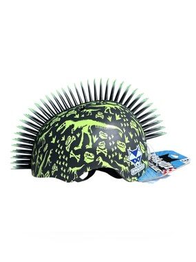 Raskullz T-Rex Bonez Mohawk Toddler Bike Skate Helmet XS 48-52cm NWT Dinosaur